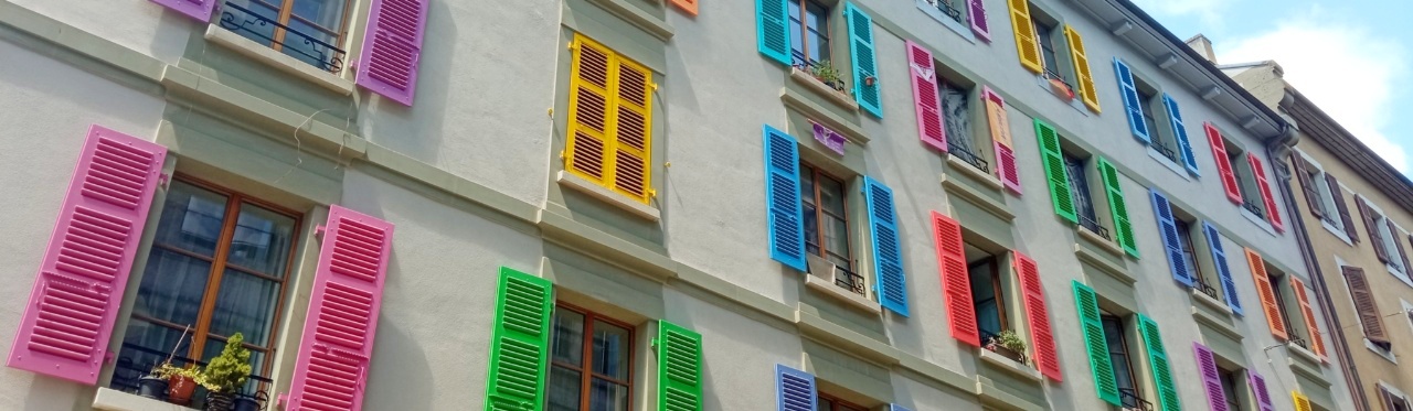 volets de toutes les couleurs